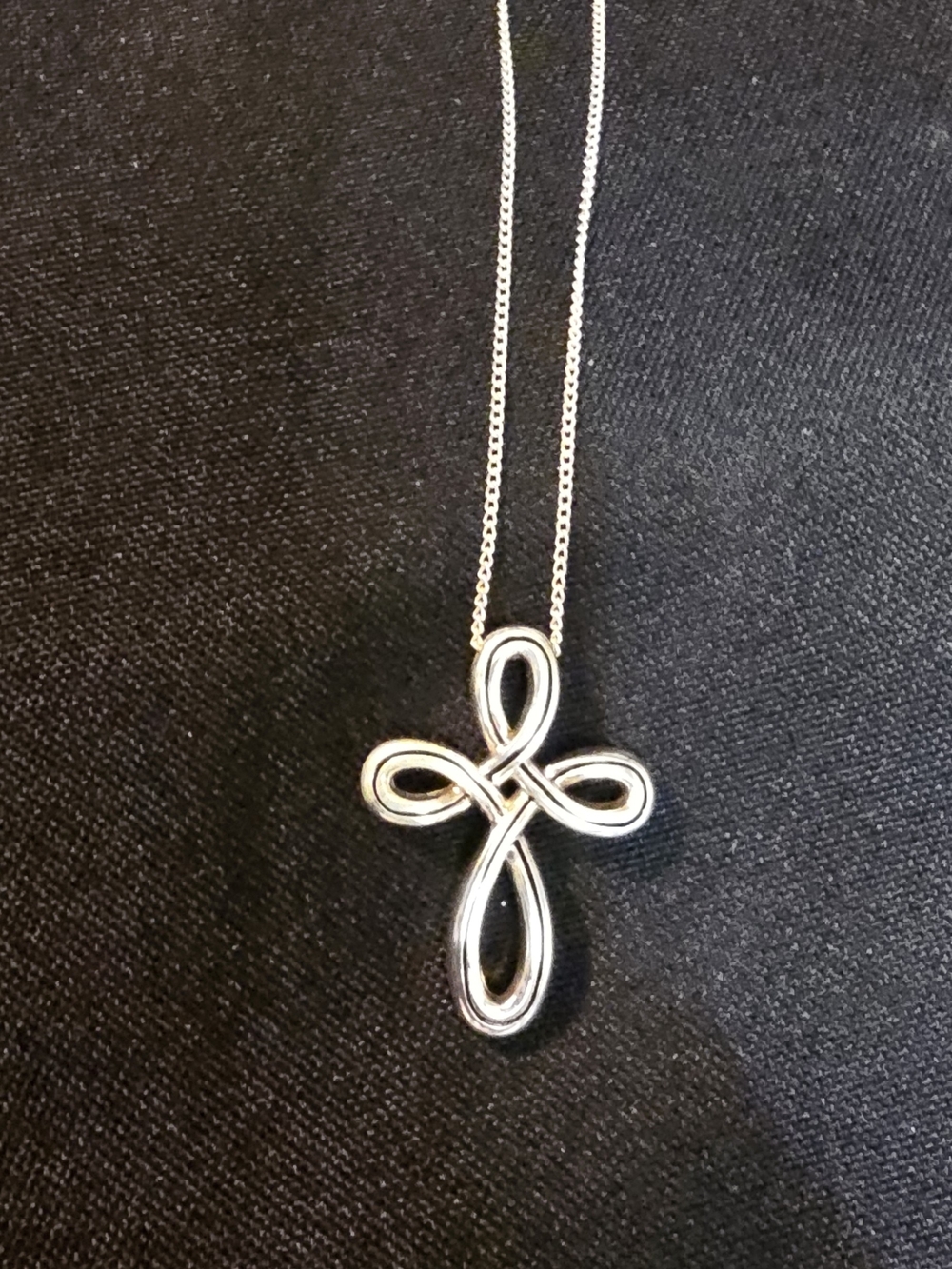 Brighton Interlok Petite Cross Necklace